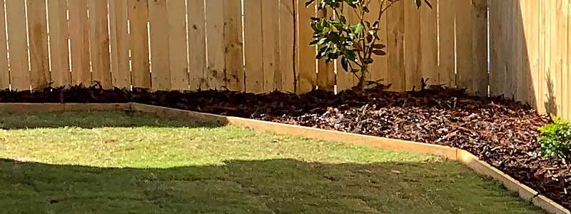 timber garden edging sunshine coast